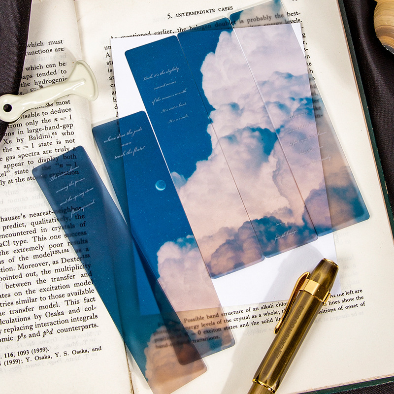 Dried Flower Bookmark - 5 Buah Penanda Buku PET Matte
