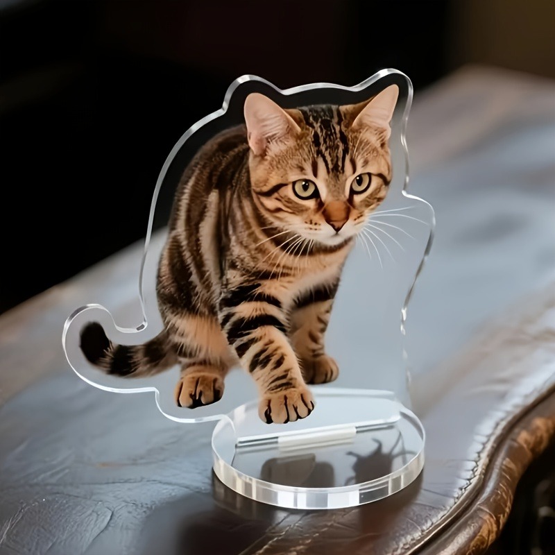 Pet Portrait Custom - Standee Akrilik Hewan Peliharaan Bentuk Tidak