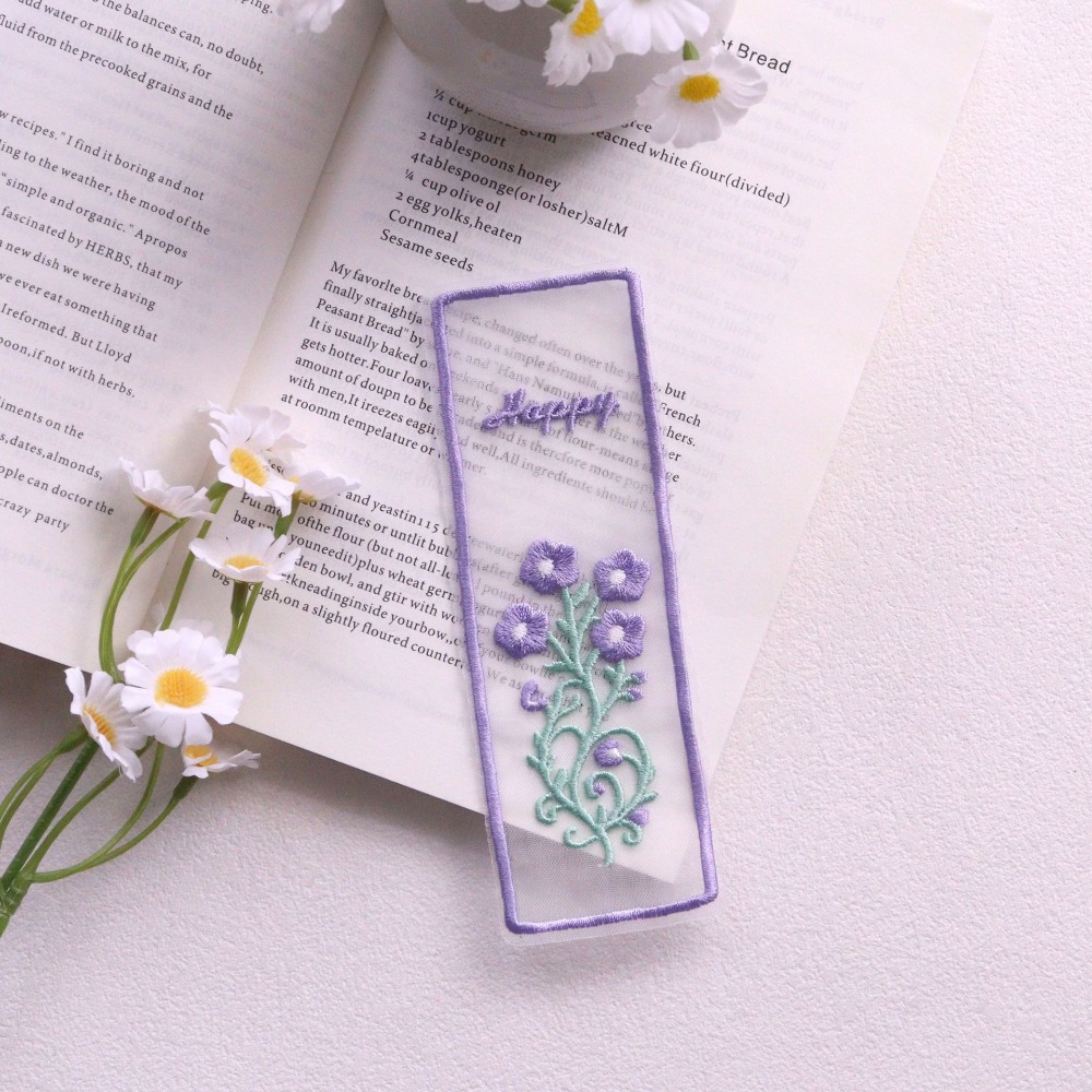Penanda Buku Organza Transpara - Dried Flower Bookmark ulasan dan harga