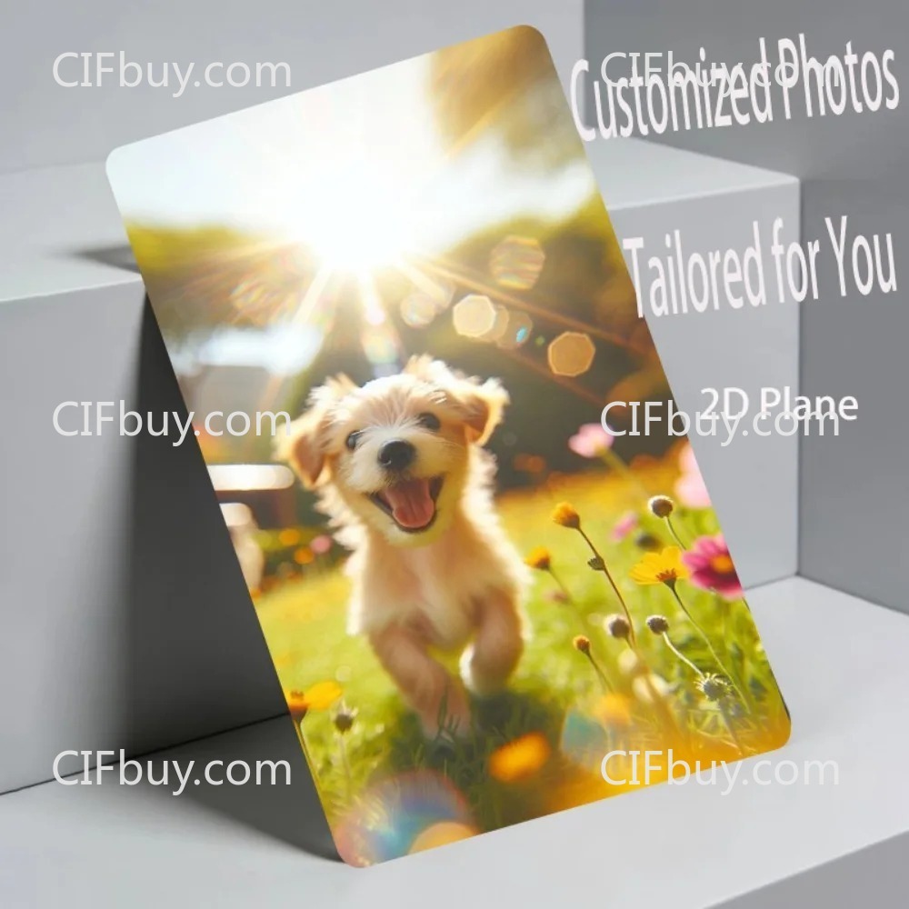 [2D Datar] 1pc Papan Logam Fot - Pet Portrait Custom ulasan dan harga