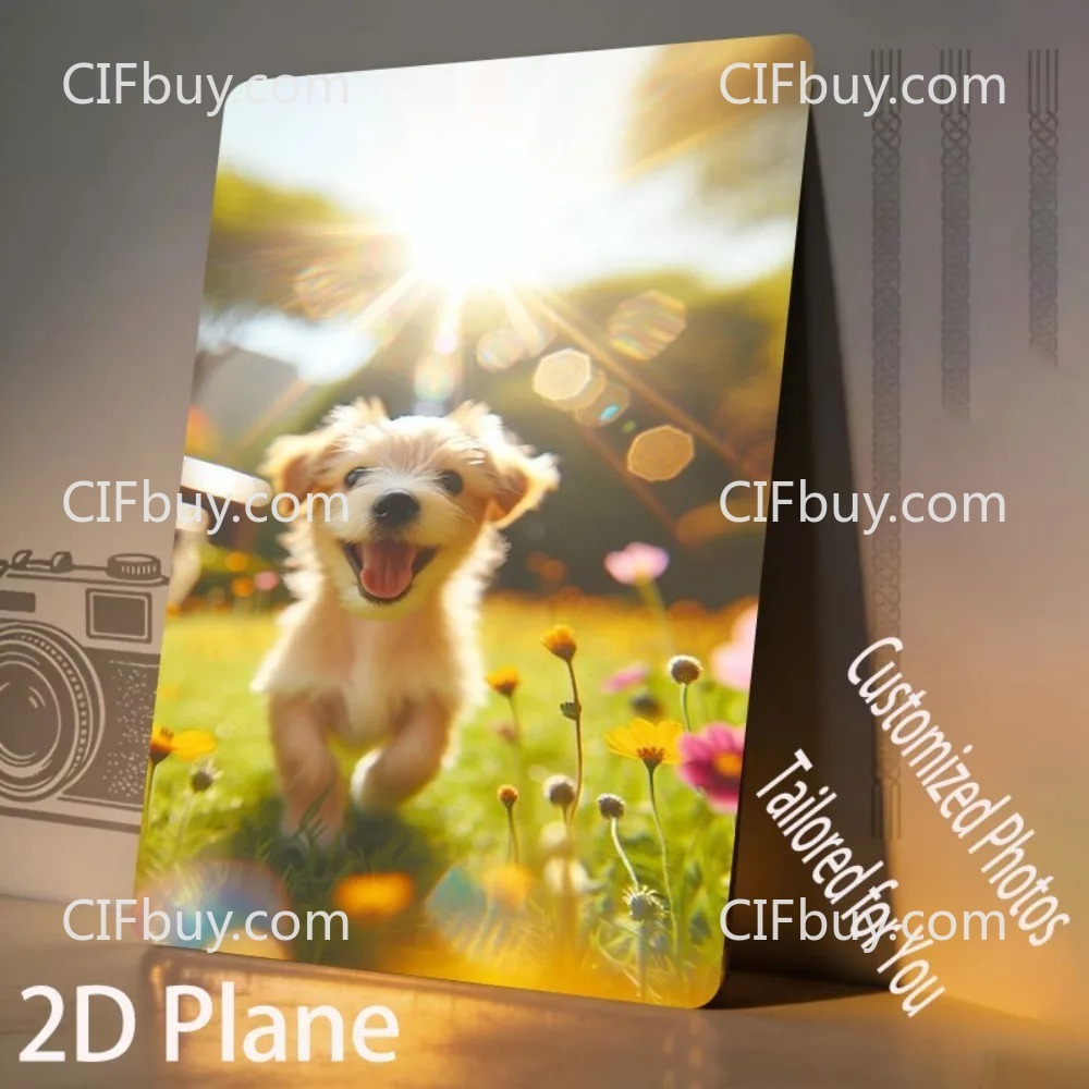 [2D Datar] 1pc Papan Logam Fot - Pet Portrait Custom ulasan dan harga