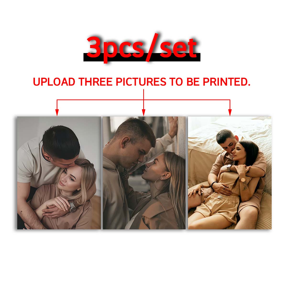 Triptych - Lukisan Minyak Bing - Engraved Wood Frame ulasan dan harga