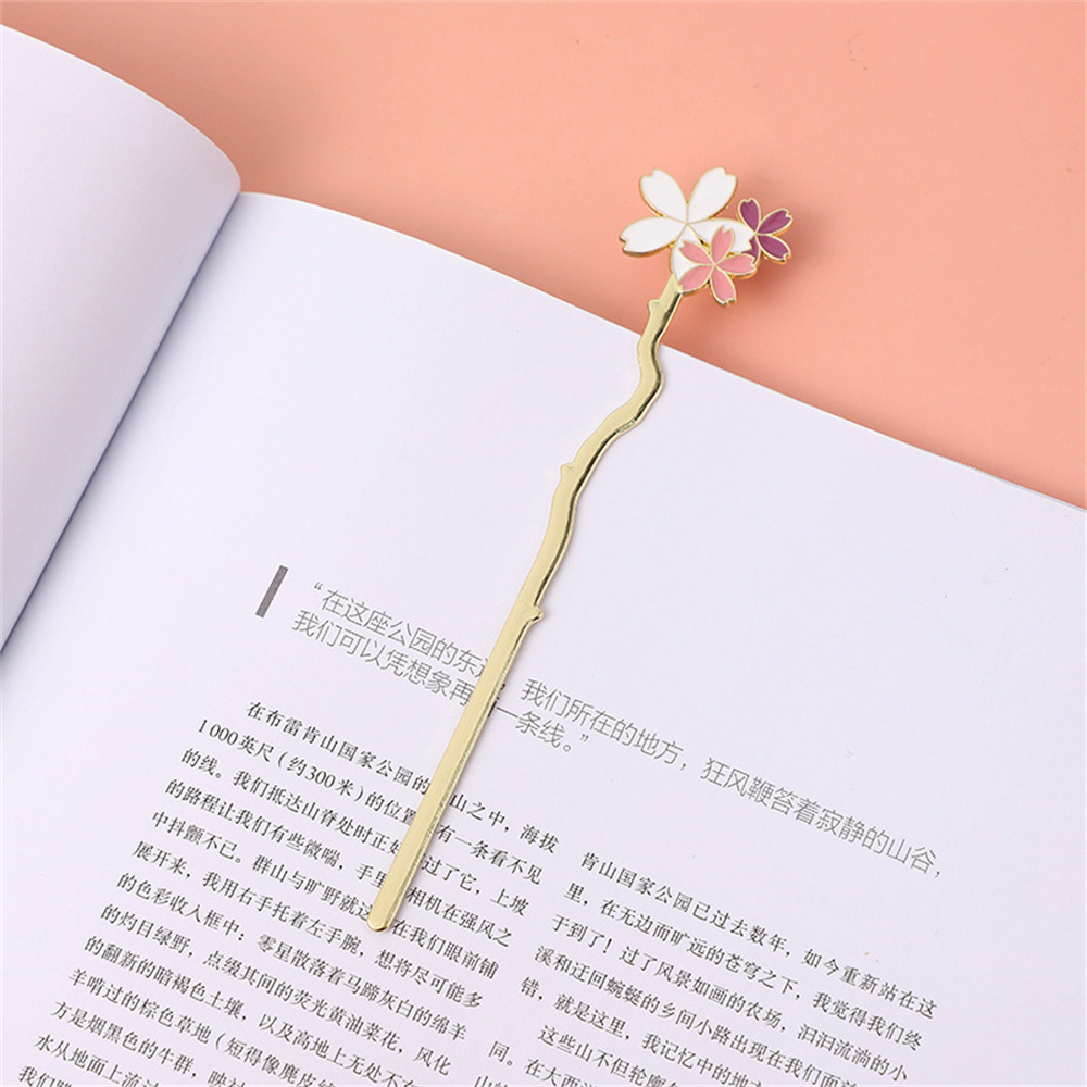 Pembatas buku logam Sakura pem - Dried Flower Bookmark ulasan dan harga